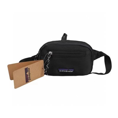 Hot Waist Bag Wandern Mini Bag 1 L Kapazität Hip Pack Schwarz