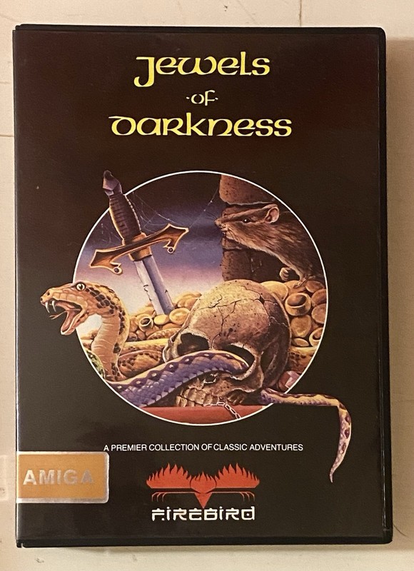 Jewels of Darkness Classic Adventures Firebird Commodore Amiga Vintage Game Rare