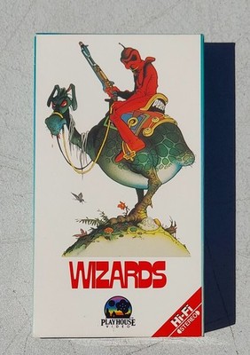 Wizards VHS 1977 Animated Fantasy Ralph Bakshi Fox Video Original 1987 *Tested*