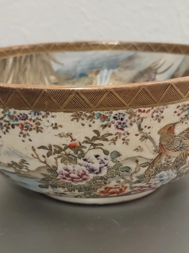 satsuma Bowl Meiji Period - Image 2 of 4