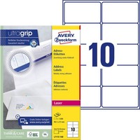 Avery Zweckform Adressetiketten Weiß 99,1 X 57,0 Mm, 100 Blatt