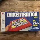 Concentration 24th Edition Board Game 1981 Milton Bradley Vintage Complete Boxed