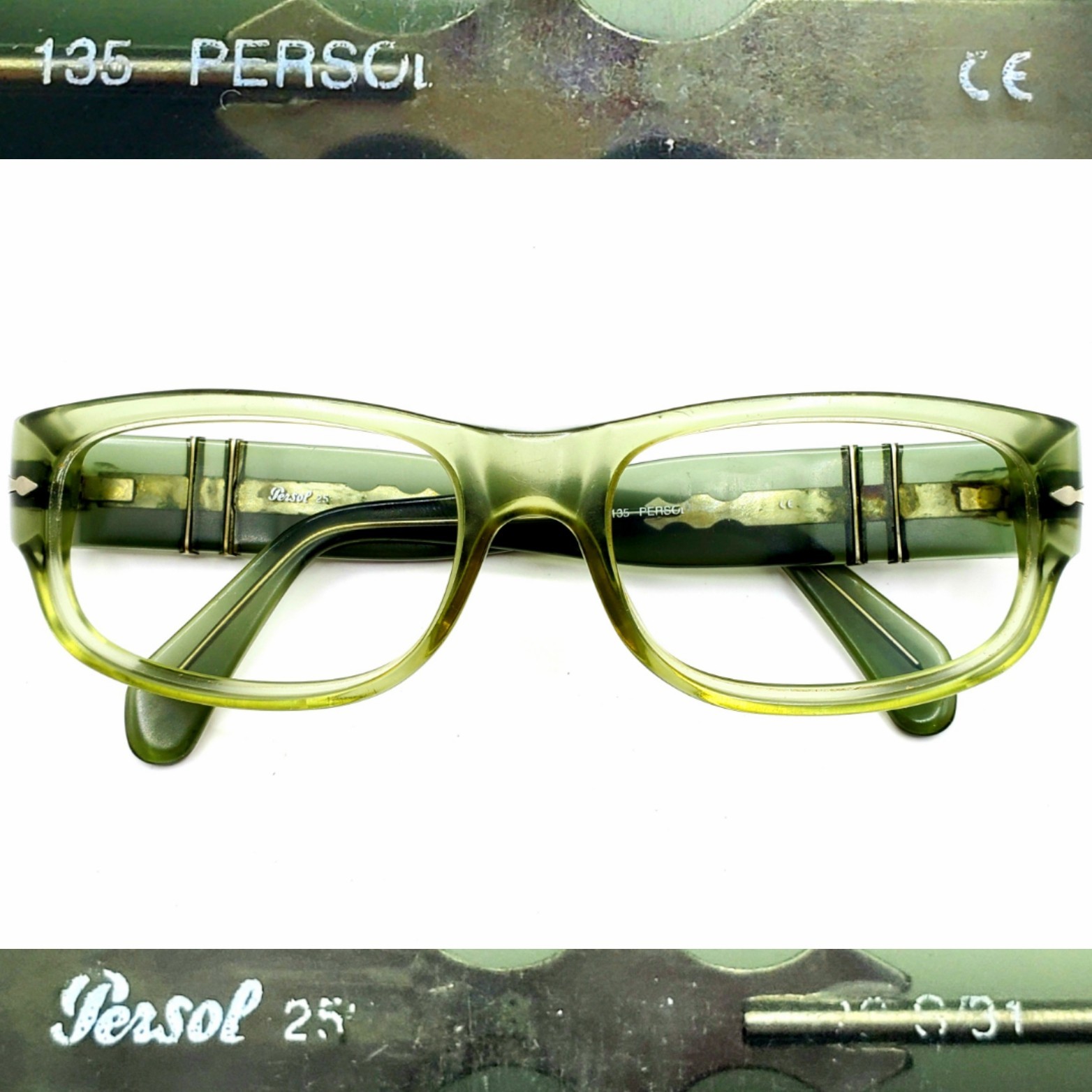 Authentic PERSOL Green Frames Italy - image 1