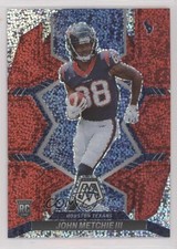 2022 Mosaic Rookies Redemption Pack Red Sparkle Prizm John Metchie III #317 06ys