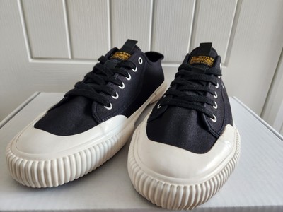 G-Star Raw Noril Canvas Sneaker Herren UK 9 EUR 43 Schwarz UVP 70£ Versandkostenfrei