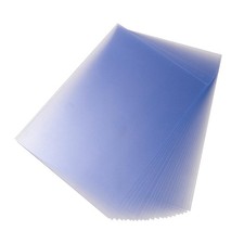 Asusolvent A4 PVC Flexible Plastic Sheets, 10Pcs 0.3mm Thick Size, Clear