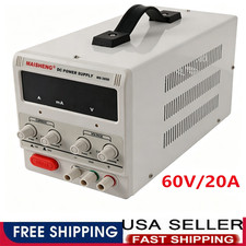 Adjustable DC Bench Power Supply 60V Constant Voltage Current Regulated Power
