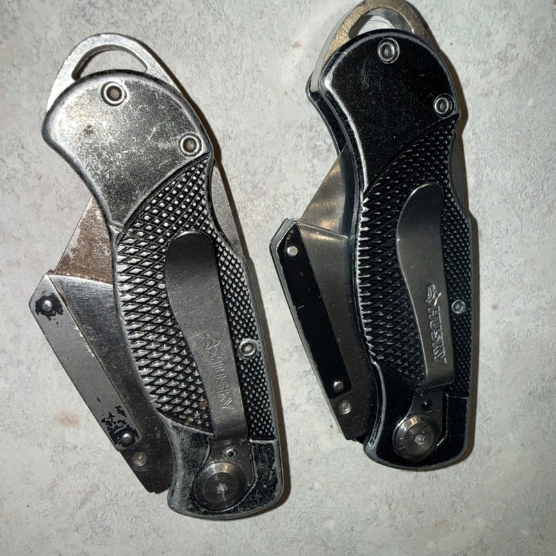 Husky Utility Knives Lot of 2