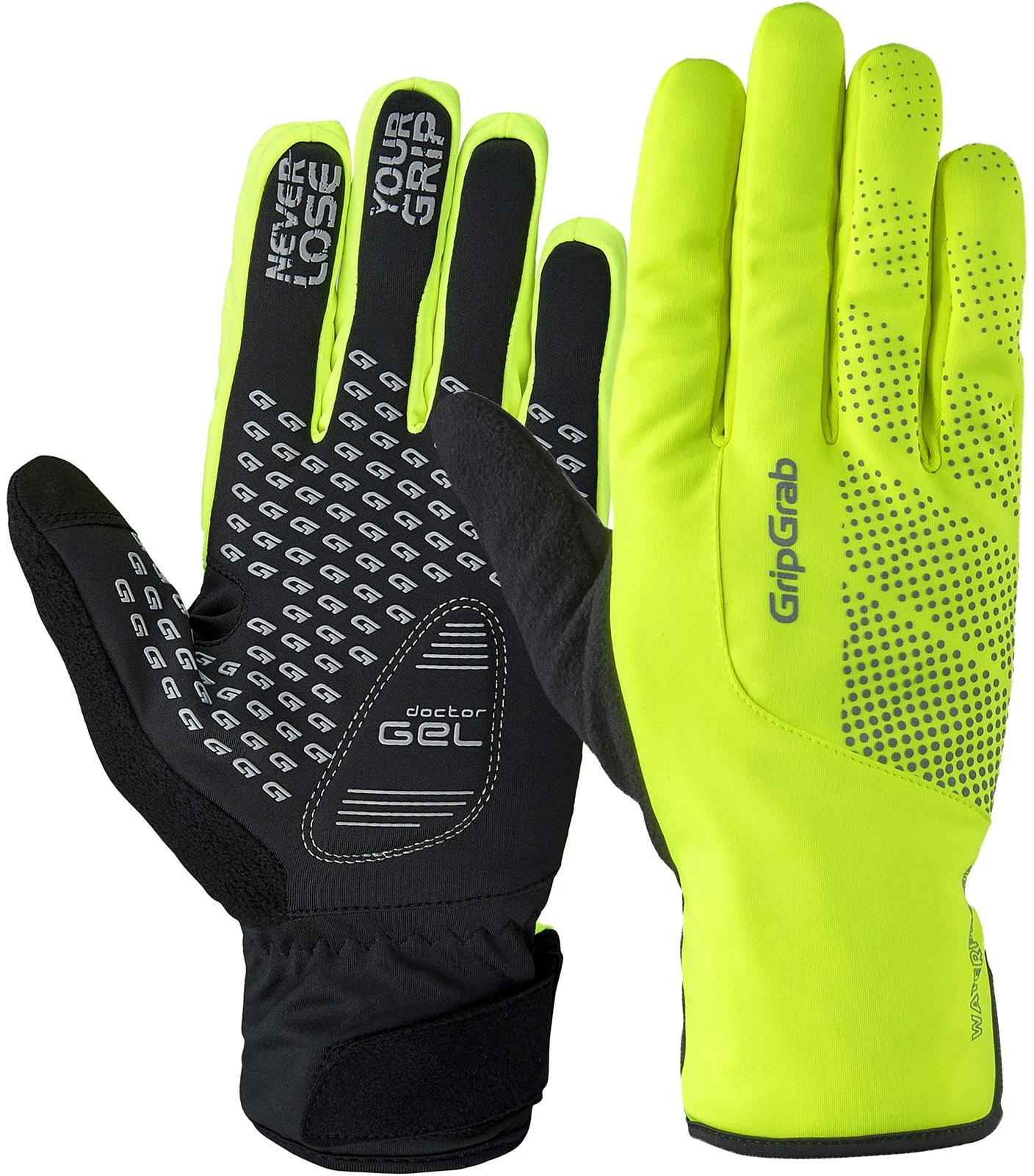 Ride Waterproof Winter Cycling Gloves Windproof Thermal Padded Fleece Lined C...