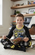 DC Batman Boys Two Piece Pajama Sleep Set Size 8