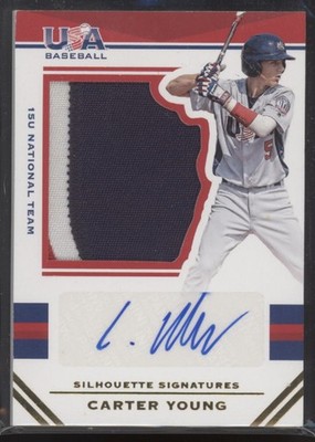 2017 Carter Young Stars & Stripes Gold Ink Relic Auto  RC 2/25 #65 (21C732)