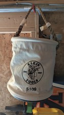 Klein Tools 5109 6 Canvas Wide-Opening Straight-Wall Bucket Tool Bag
