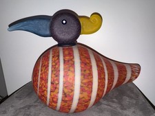 Borowski Studio Line mundgeblasen Glasobjekt Skulptur Ente Daggi