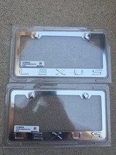 3d Lexus Stainless Steel Chrome Finished License Plate Frame 3d Lexus Stainless Steel Chrome Finished License Plate Frame