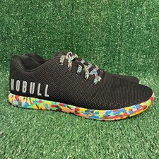 NOBULL Superfabric Trainer Multi Marble Wild Cross Training Shoes Black Mens 10