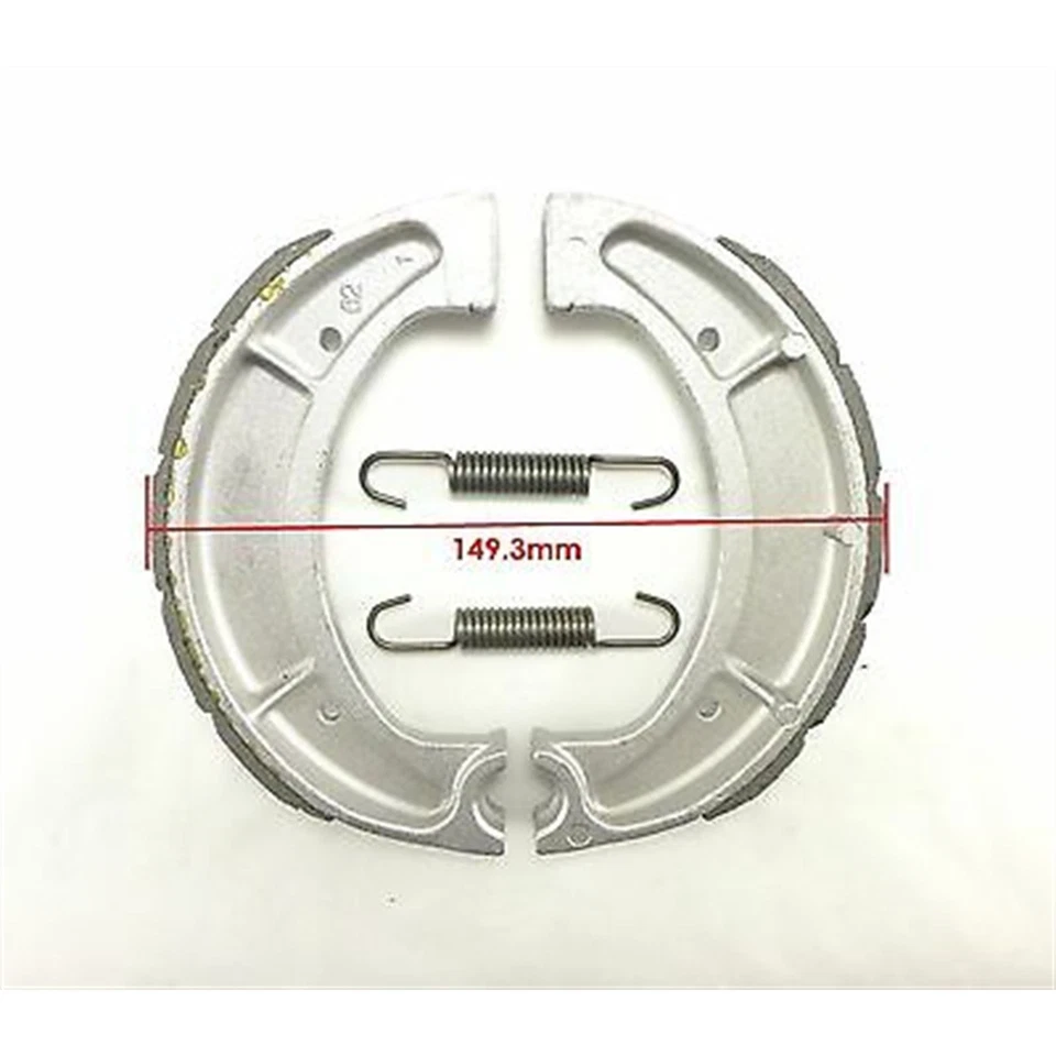 Zapatas de freno traseras ranuradas para Yamaha CS, DT, IT, RD, SR, XT, YZ VB-228 / EBC510 Foto 2 de 4