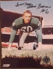 CHUCK BEDNARIK Signed 8x10 Photos (2) Inscribed HOF 67 & Concrete Charlie Eagles