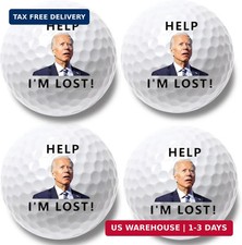4 Pcs Funny Golf Balls for Birthday, Father's Day Christmas Novelty Golfer Gift