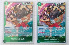 Monkey.D.Luffy OP14-034 Rare NM English Foil (Set Of 2)