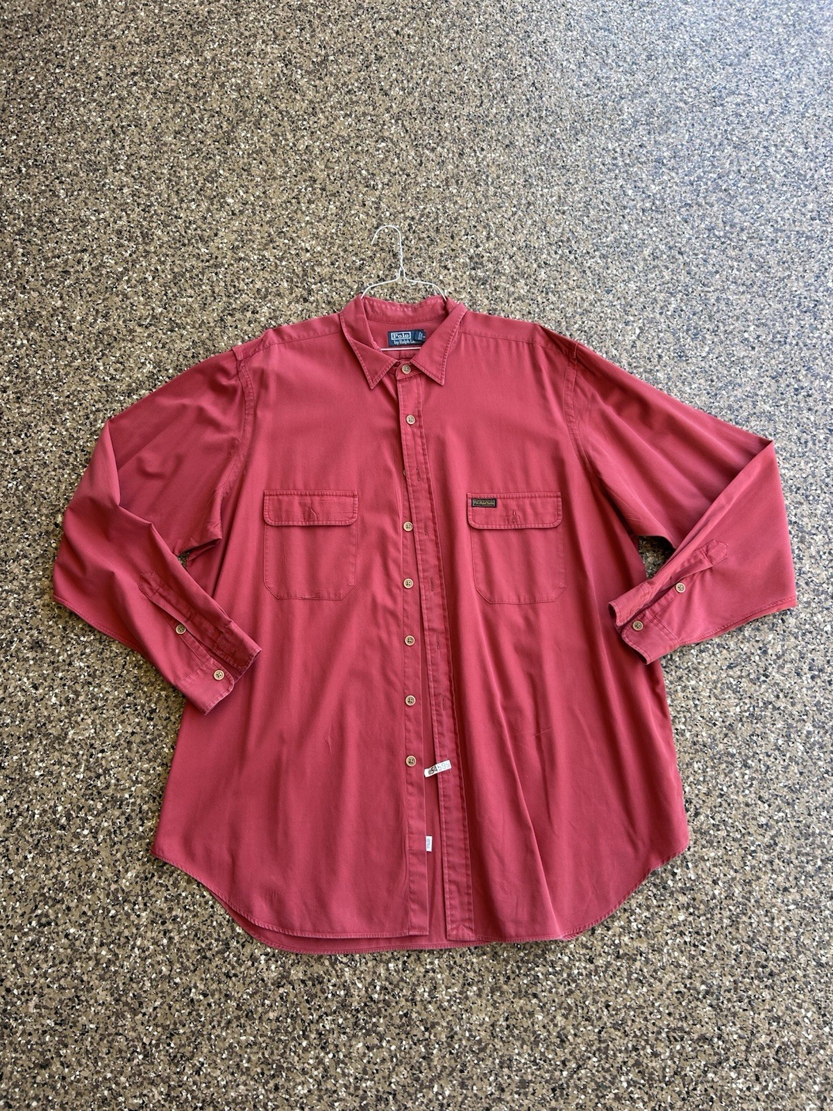 Red Button Down Shirt - image 1