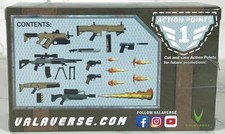 Valaverse Action Force WEAPONS PACK INDIA Accessory Set for 6 Figures