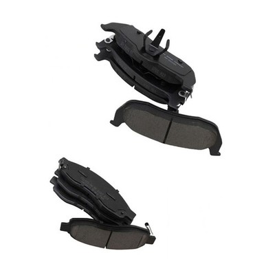 Ceramic Brake Pad Front Rear Kit w Fluids CD1015