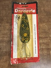 SEALED Eppinger Dardevle Spoon Lure  1-1/4 Ounce Crackle Frog NEW W Treble Hook