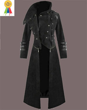 Men Scorpion Steampunk coat Trench coat gothic hooded Gothic fashion Halloween