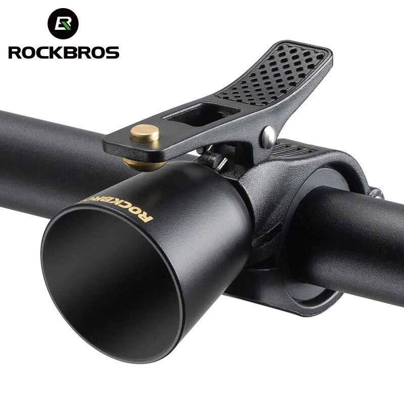 ROCKBROS Campana de Bicicleta Pequeña Cobre Sonido Fuerte Bocina Advertencia MTB Bicicleta de Carretera Anillo Foto 3 de 4