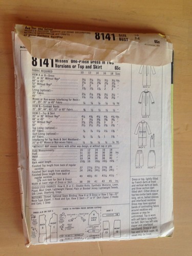 Vintage McCall's Sewing Pattern Cut, 1965 on, Choose Your Style - Picture 5 of 27