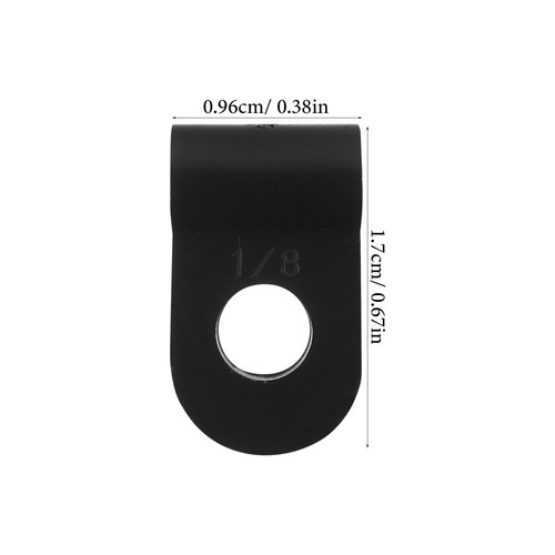 100PCS Rope Light Clip Wire Holder 1/8 Inch Cable Clamp for Wire Management - 第 12/12 張圖片