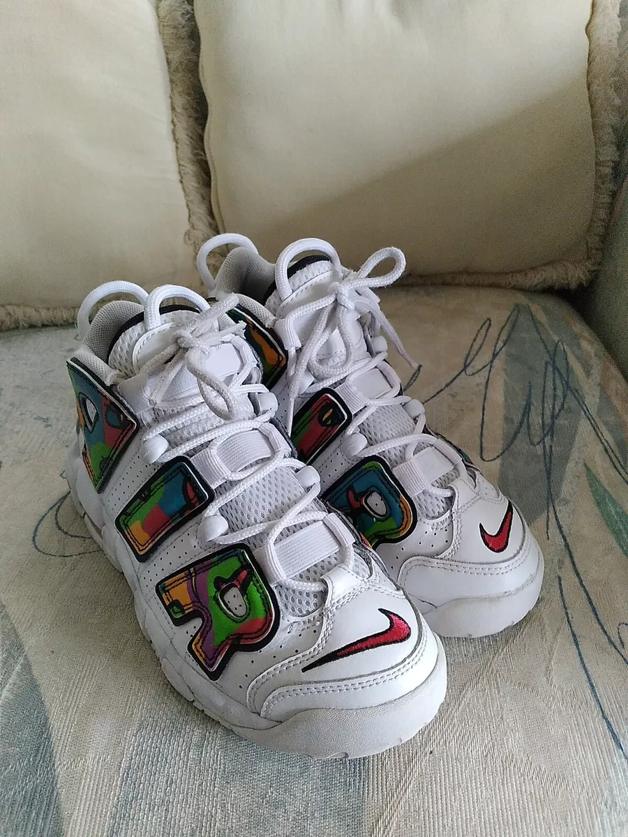 nike uptempo peace and love