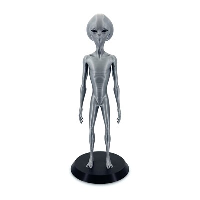 Roswell Grey Alien Figurine from Zeta Reticuli - 3D Printed UFO