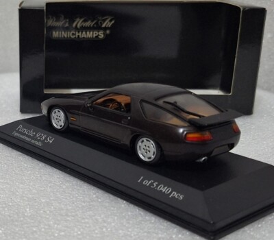 Porsche 928 S4 1991 Brown Met 1:43 Minichamps 400062420 EXTREMELY