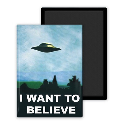 X-Files I Want To Believe Filmplakat Kino-Magnet Kühlschrank 54x78mm personalisiert