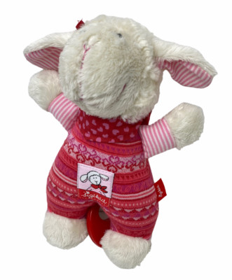 Sigikid Plüsch Schnuggi Schaf Schäfchen Spieluhr Kinder 21cm weiß rosa Schlaf