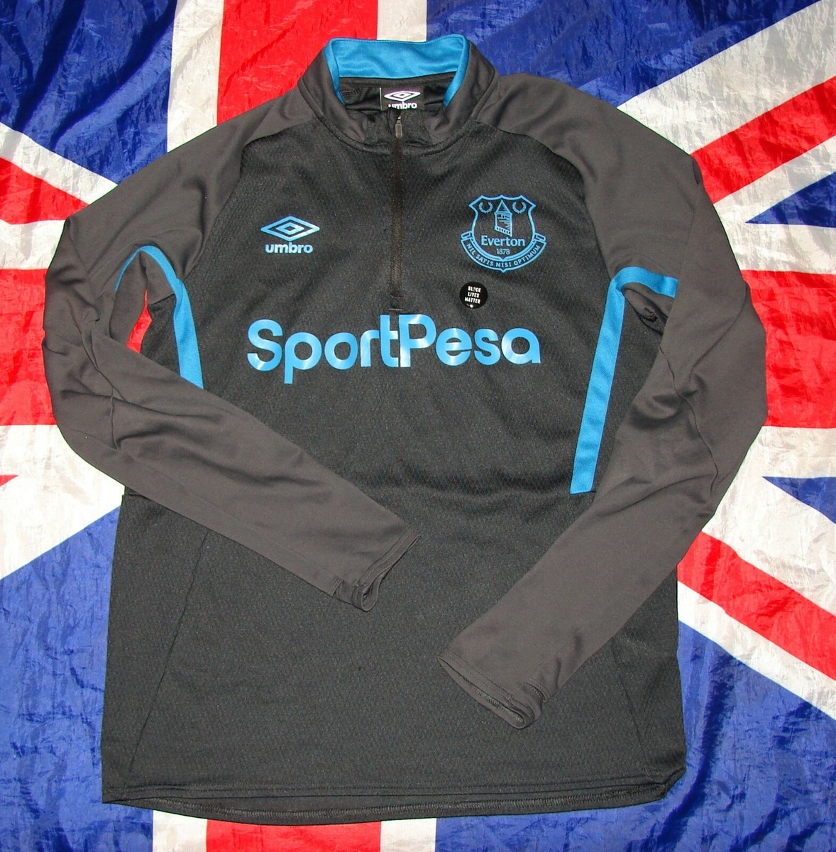Maillot Entraînement Everton 2017/2018 Umbro Rose - Taille L Homme - Vintage