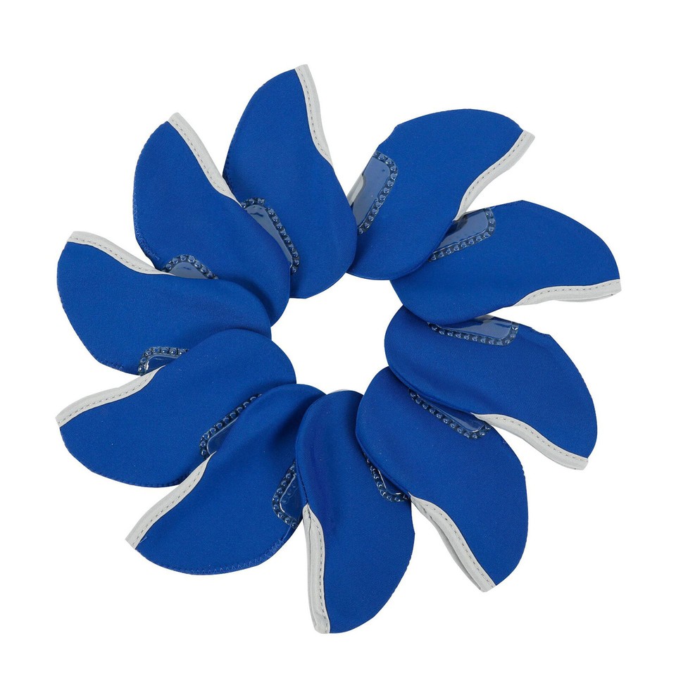 10pcs Golf Club Iron Head Cover Universal Iron Club Head Cover Set for