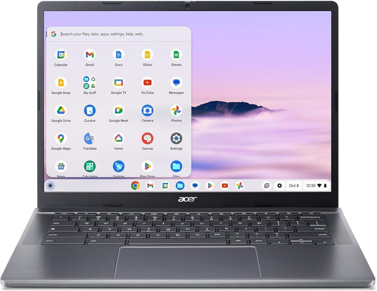 Acer Chromebook Plus 514 14-inch Touch Laptop with Ryzen 3-7320C 8GB RAM 256GB SSD-image