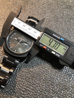 Diesel XLG Analog Black Bracelet Mens Watch DZ1474 for sale online