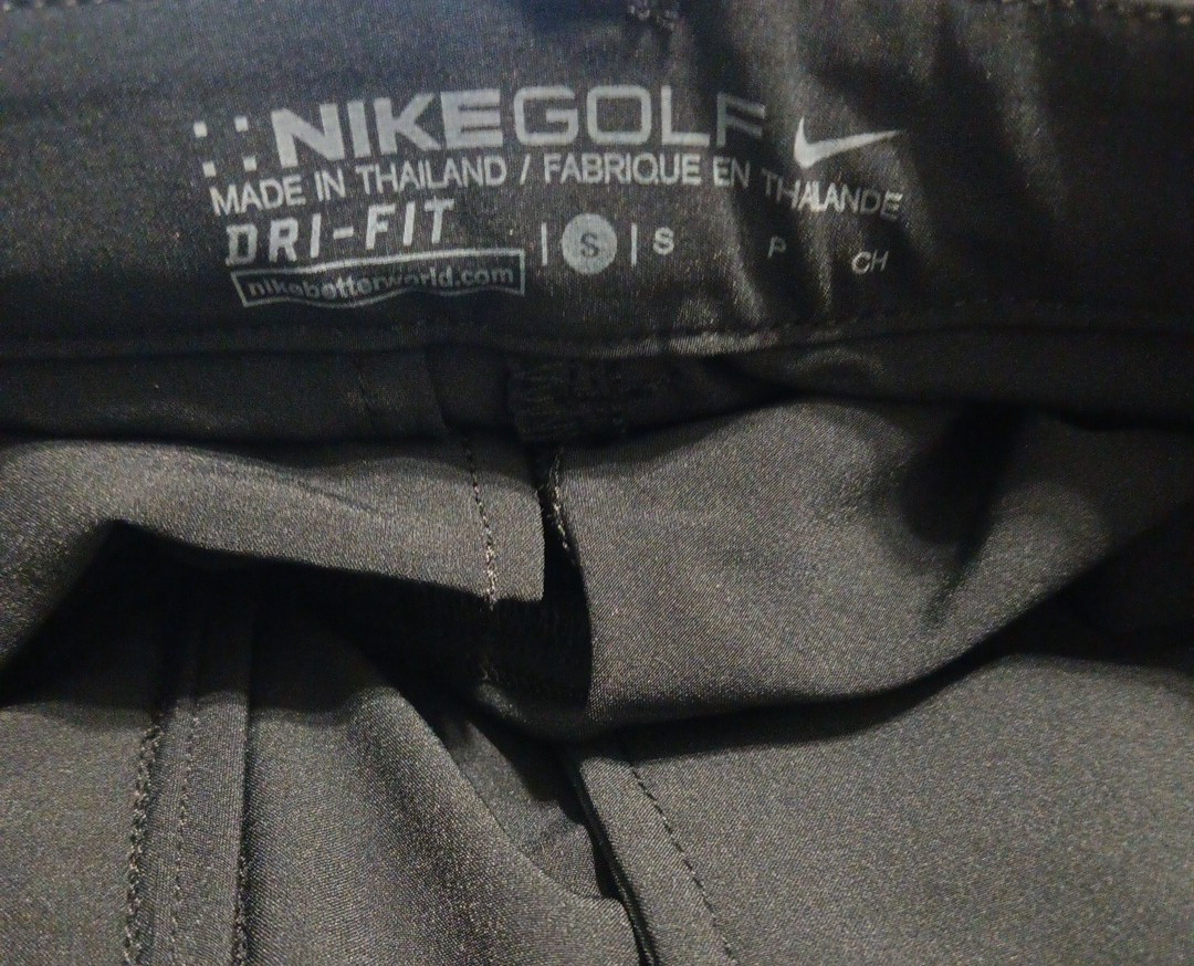 NIKE Dri-Fit Chino Golf 831420 Shorts Girls Small Black Performance Athletic thumbnail 8