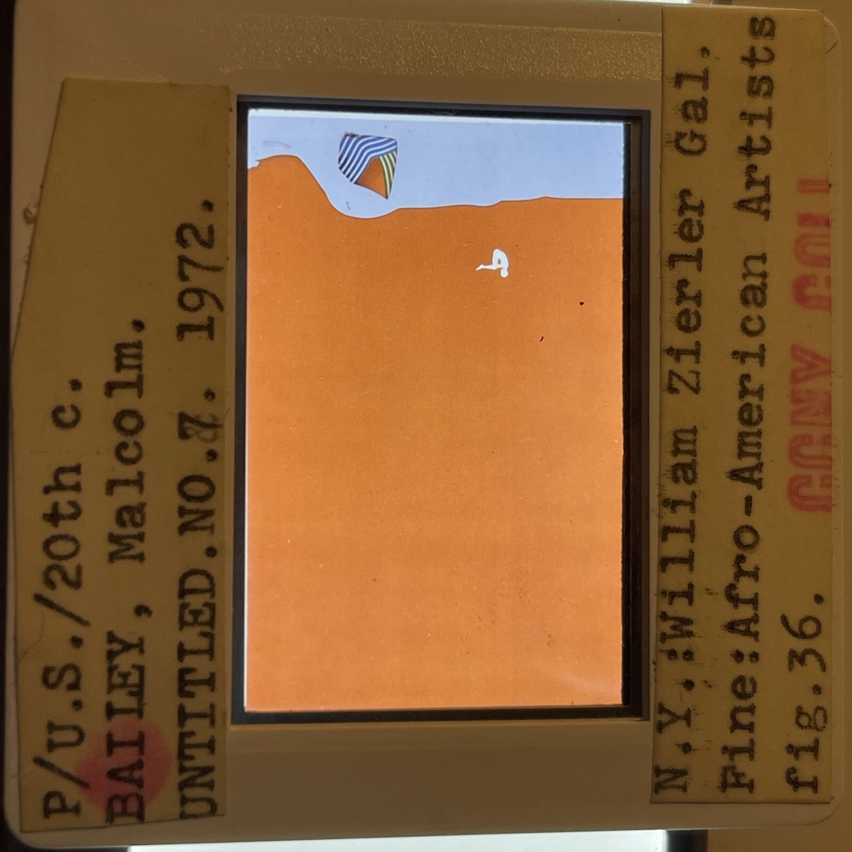 Malcolm Bailey “Untitled No. 7” Modern American Art 35mm Slide | eBay