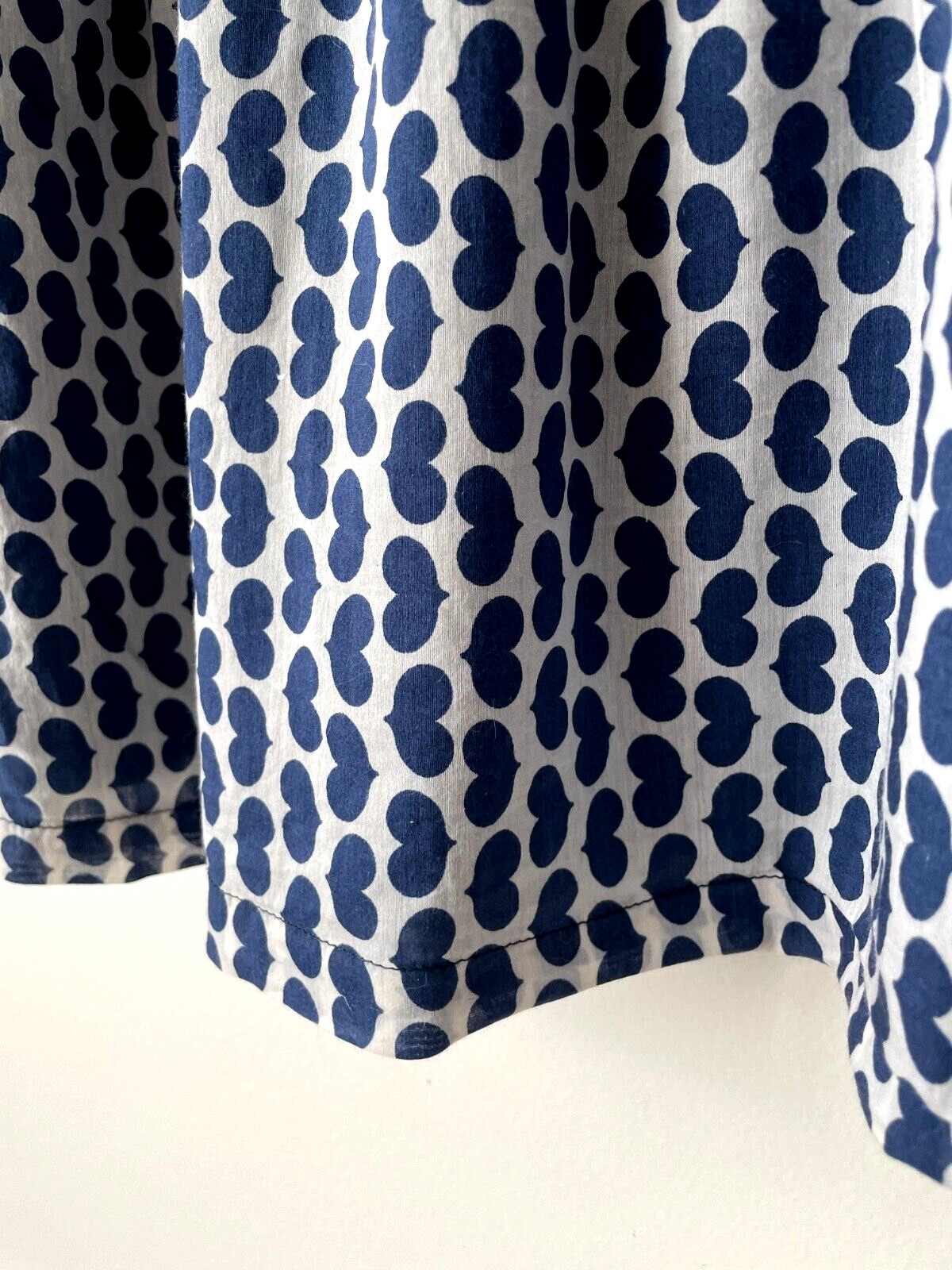 Zara Basic Navy Blue Heart Pattern Light Grey Ski… - image 11