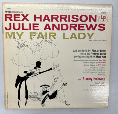 LP - Rex Harrison, Julie Andrews   My Fair Lady - 1956