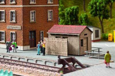 Noch 66104 H0 Bausatz -Aborthaus- 1:87 Laser Cut NEU