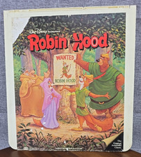 Robin Hood 1973 Disney CED Videodisc SelectaVision Rare Vintage Movie