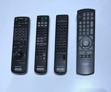 Genuine SONY TOSHIBA Remote Controls for AUDIO/VIDEO SISTEMS - Untested