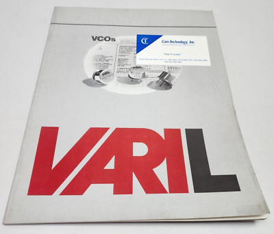 VARIL Voltage Controlled Oscillator (VCO) Catalog 1990