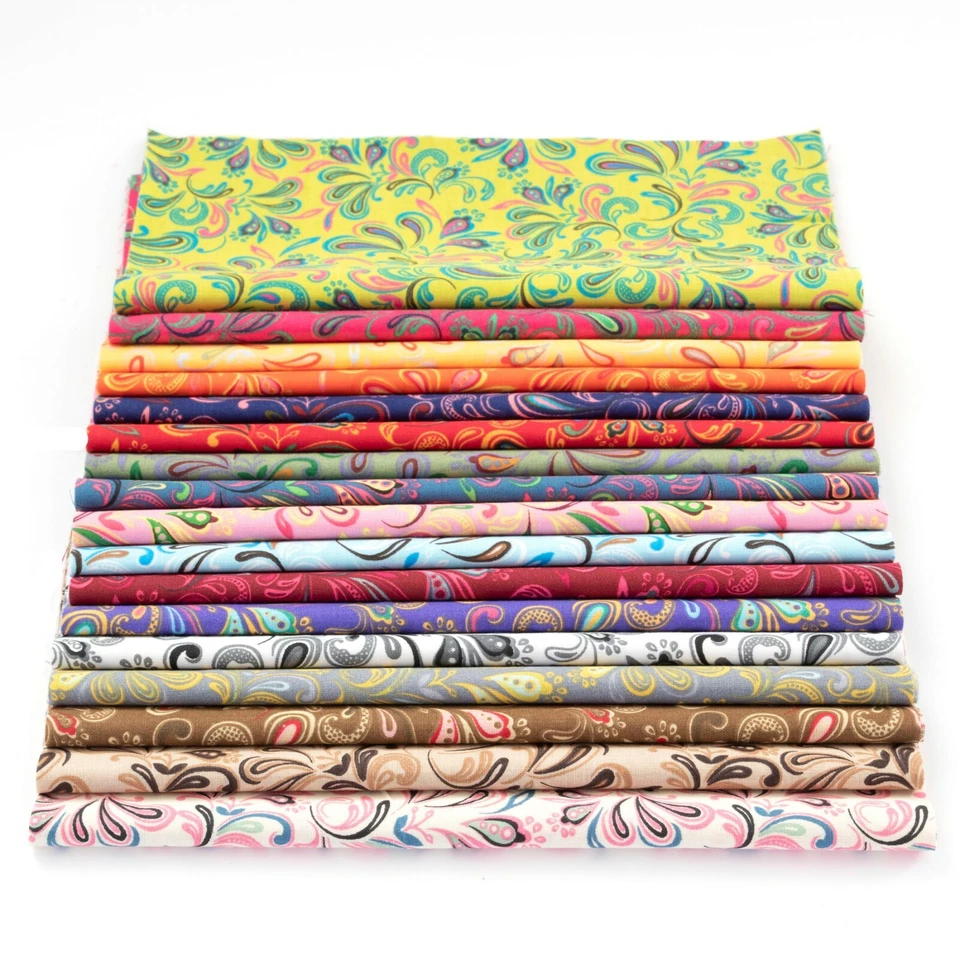 Fleur De Lis Pre Corte Charm Pack 5" Cuadrados 100% Algodón Tela Edredón 102 Piezas Foto 4 de 4