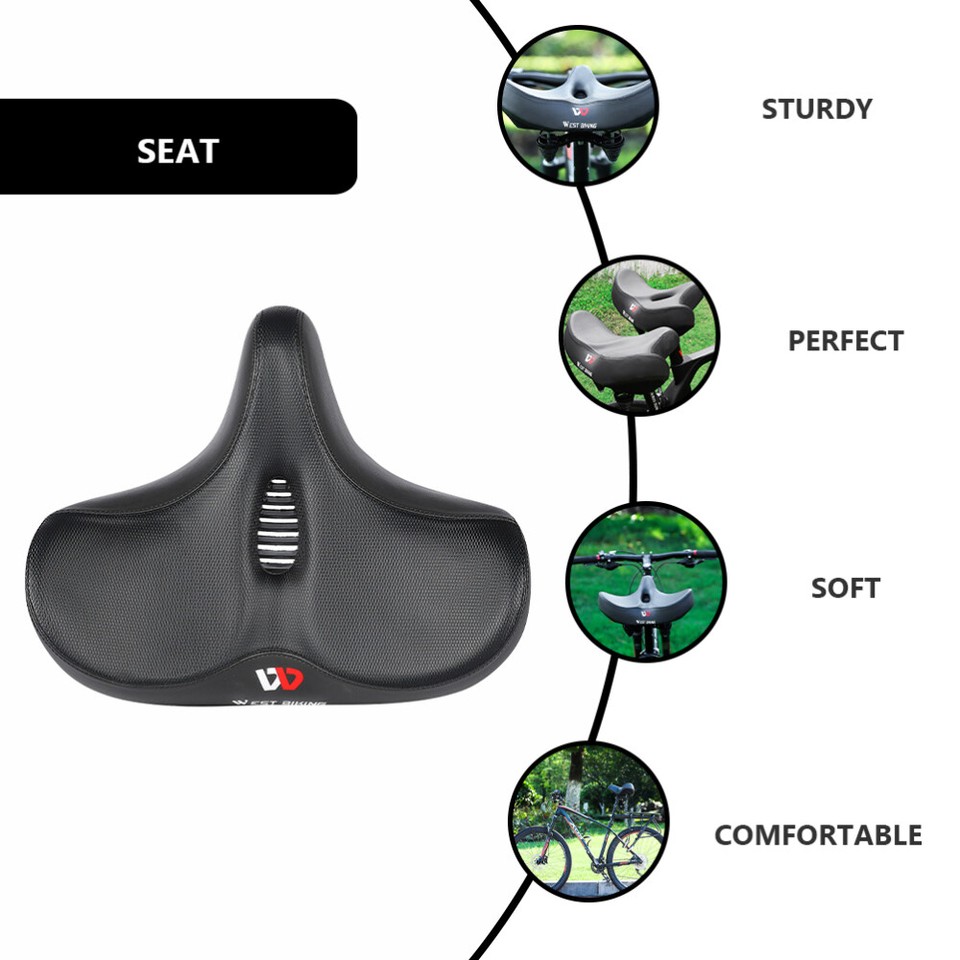 Bicycle Seat Mountain Bike Saddle Replacement Exercise Cover eBay